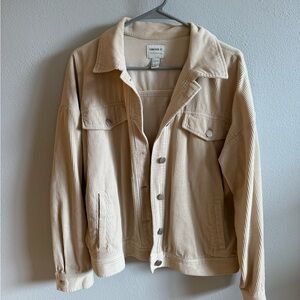 Forever 21 Corduroy Button-Up Jacket
